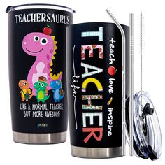 PRICES MAY VARY. GIVE A ONE-OF-A-KIND GIFT: teacher appreciation gifts Give a unique gift to that special person in your life, teacher birthday gifts BEAUTIFUL AND TIMELESS DESIGN - teacher christmas gifts Why settle for a boring gift when you can give them a classy and personalized insulated stainless steel teacher travel wine glasses with lid they can use everyday? Our durable teacher tumbler fits perfectly in your hand and has unique outstanding design. These powder coated teachers gifts appr Teacher End Of Year Gifts, Teacher Gifts For Christmas, Future Teacher Gifts, Teacher End Of Year, Teacher Birthday Gifts, Traveling Teacher, Teacher Birthday, Teacher Tumbler, Teachers Gifts