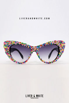 💕 These shades are seriously cute! Make a bold statement with our all new Kandi sunglasses. 🕶 Get Yours Here https://liverandwhite.com/products/kandi Fun Cat Eye Sunglasses With Uv Protection For Spring, Fun Sunglasses With Uva Protection For Spring, Kandi Glasses, Multicolor Sunglasses With Uva Protection For Spring, Cat Eye Sunglasses With Polarized Lenses For Spring, Fun Cat Eye Sunglasses With Tinted Lenses, Fun Cat Eye Sunglasses With Gradient Lenses, Kandi Sunglasses, Fun Cat Eye Sunglasses With Uv Protection