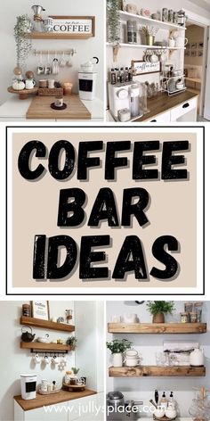 coffee bar ideas that are easy to make