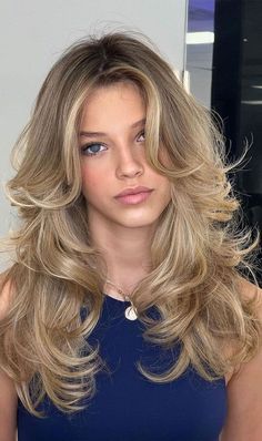 The Best 90s Hairstyles for Women (25+ Gallery of Styles Included) | Top Easy & Cute 90s Hairstyles: Retro Looks for Modern Women Long Layers Long Bangs Hair, Prom Curtain Bangs Hairstyles, Blond Long Hair Layers, Hair With Lots Of Layers And Curtain Bangs, Layered Hair Blonde Medium, Hair Inspo Mid Length Curtain Bangs, Cute Layers For Long Hair, Layered Hair Cuts With Curtain Bangs, How To Have Fluffy Hair Girl