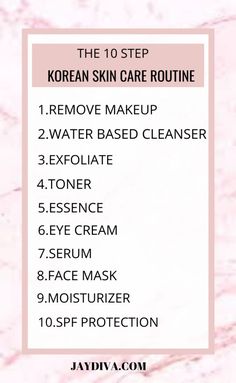 10 STEP KOREAN SKINCARE ROUTINE | JAYDIVA - Jaydiva In this post, you will find a simple guide to the 10 step Korean skincare routine , including both night and morning skincare routines. You will also find k beauty and cult favorite Korean skincare products to kick start your skincare regimen. #Korean #Koreanskincare #Kbeauty #Cultfavorite #Skincare #glassskin #Acne #Skincareroutine #essence #toner #serum #antiaging Beauty Routine Weekly, Collection Aesthetic, Skincare Collection, Drugstore Skincare