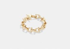 Chunky Signature Chain Link Bracelet | COACH Classic Gold-tone Chunky Chain Bracelet, Gold-tone Chunky Chain Bracelet, Vintage Chunky Chain Link Bracelet, Gold-plated Chunky Link Bracelet, Luxury Gold-tone Bracelet With Chunky Chain, Chunky Bracelets, Women Accessories Jewelry, Christmas Wishes, Bracelet Sizes