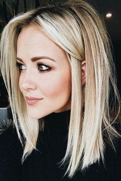 32 Best Bob Hairstyles For Women 2018 2019 Longbob Hair, Κούρεμα Bob, Cute Simple Hairstyles, Lob Haircut, Hair 2018, Short Straight Hair, Long Bob Hairstyles, Cool Hair Color, Shoulder Length Hair