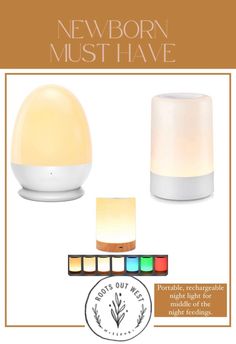 the new born must have is an egg shaped light with four different colors on it