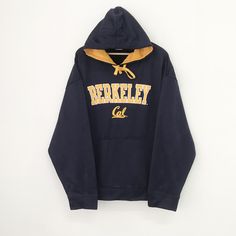 Vintage University Of California Berkeley Blue Sweater 2Xlarge Berkeley California Spell Out Hoodie Berkeley University Sweater Size XXL by MyFinalSpace on Etsy Navy College Hoodie For Fall, Navy Hoodie For College In The Fall, Navy Hoodie For College In Fall, Berkeley University, College Merch, University Sweater, Berkeley California, Uc Berkeley, Vintage University