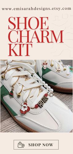 the shoe charm kit is on sale now