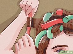 Curling Hair With Foam Rods, Hair Curler Rods, Foam Rods Curlers, Curling Rods Overnight, How To Use Twister Rollers For Hair, How To Spiral Curl Short Hair, Curling Hair With Rods, Hot Sticks Curls, Using Foam Rollers To Curl Hair