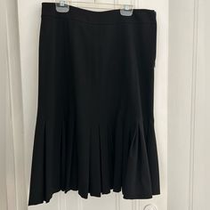 Lena Gabrielle Brand Black Midi Length Skirt. Size 4. Sits At The Natural Waist, Fitted With Vertical Stitch Seam Details, Flares Out At The Bottom With Pleats To A Tulip Silhouette. Side Zip And Hook & Eye Closure. Stretch Blend, Unlined. Never Worn, Brand Tag Crossed Out By The Store To Prevent Returns, But Has No Defects Or Flaws. True Deep Black, Darker Than In Photos. Great For The Office, Night Out, A Classic That Will Never Go Out Of Style. Bought It For Myself But Am No Longer This Size, Tulip Silhouette, Zara Midi Skirt, Sequin Midi Skirt, Peasant Skirt, Ribbed Skirt, Grace And Lace, Suede Tops, Y2k Boho, Tulip Skirt