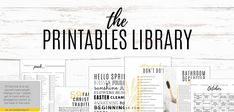 the printables library is full of books, magazines and other things to read