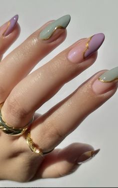 Lilac Wine, Lights Lacquer, Edgy Nails, Simple Acrylic Nails, Almond Acrylic Nails, Fabulous Nails, Pretty Acrylic Nails