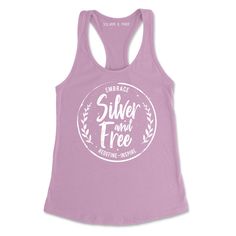 If you’re becoming a silver hair advocate, this is the perfect Tank in which to announce it to the world! Sophisticated colors and contemporary relaxed fit are super flattering to all body shapes. The soft breathable cotton is a delight to wear and easy to care for. Sizes XS - 2XL Wash before wearing, they have a fresh print smell. Arrives within 2 weeks for US residents and 4 weeks for International orders. Run slightly small. Size up for a relaxed fit. SHIPPING: USD 5.00 FLAT-RATE WORLDWIDE SH Trendy Cotton Tops For Relaxation, Trendy Cotton Activewear For Yoga, Trendy Cotton Tops, Black Xs, Silver Hair, To The World, Body Shapes, Athletic Tank Tops, Lilac