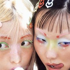 #aesthetic #makeup Xiu Xiu, Magazine Makeup, Production Assistant, Cotton Candy Hair, Candy Hair