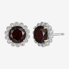 Features: Quick ShipEarring Back: PostSetting: ProngShape: FlowerStone Cut: RoundStone Millimeter Measurement: 7 Mm Length, 7 Mm WidthMetal Color: WhiteEarring Length: 10.3mmEarring Width: 10.3mmCare: Wipe CleanStone Type: 2 Genuine Garnet, 28 Lab Created SapphireAuthenticity: Genuine StoneBirthstone: January BirthstoneEarrings Type: Post EarringsEarrings Style: Halo Earrings, Stud EarringsMetal: Sterling SilverCountry of Origin: Imported Formal Round Gemstone Flower Earrings, Elegant Garnet Earrings, Anniversary Garnet Round Earrings, Elegant Pierced Garnet Earrings, Red Garnet Round Earrings, Red Garnet Earrings, Flower Stud Earrings, Halo Earrings, Flower Stud