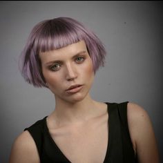 Current hair inspiration.#croppedbobs Punky Hair, Lilac Hair, Edgy Short Hair, Brown Blonde Hair, Pastel Hair, Hairstyles Haircuts, Silver Hair