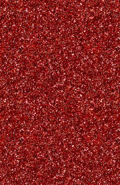 red glitter textured background with small white dots on the top and bottom half of the image