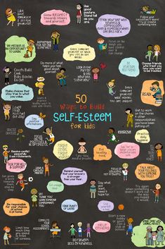 50 Ways to Build Self-Esteem for kids! Fun school counseling lesson and art therapy project using fortune tellers. Oppgaver For Barn, Kids Coping Skills, Counseling Games, Children Health, School Counseling Lessons, Counseling Lessons, Art Therapy Projects, Fun School