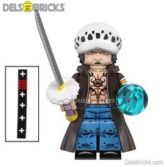 Talfagar Law from ONE PIECE Anime Lego Minifigures Compatible building block toys for kids and adults. Mini Action Figures One Piece is a Japanese manga series written and illustrated by Eiichiro Oda. It has been serialized in Shueisha's shōnen manga magazine Weekly Shōnen Jump- Delsbricks Mini Figures Lego, Law From One Piece, Anime Lego, Manga Magazine, Action Figure One Piece, All Horror Movies, Star Wars Minifigures, Shōnen Manga, Jojo's Bizarre Adventure Anime