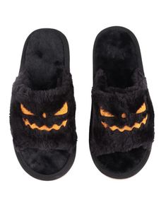 These cozy fuzzy Halloween pumpkin slippers are perfect for adding a festive touch to your fall wardrobe. Featuring a plush orange exterior with a cheerful jack-o'-lantern face, they offer warmth and comfort while embracing the spooky season. Ideal for lounging around the house in style! Fuzzy Sandals, Halloween Gesicht, Rock Star Outfit, Elf Shoes, Ugg Tasman Slippers, White Polar Bear, Jack O Lantern Faces, Bear Slippers, Water Shoes Women