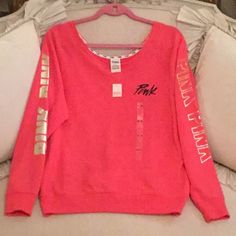 Brand New With Tags Victoria’s Secret Pink Bling Sweatshirt.Size Small,Excellent Condition.Rare Sold Out! Smoke And Pet Free.Will Ship Usps Priority Mail. Victoria's Secret Pink Letter Print Top, Pink Letter Print Top By Victoria's Secret, Victoria's Secret Pink Tops With Letter Print, Victoria's Secret Sporty Tops For Fall, Victoria's Secret Long Sleeve Loungewear Tops, Free Will, Pink Bling, Vs Pink, Victoria's Secret Pink