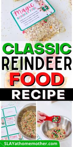 the recipe for this classic reindeer food recipe is so easy to make