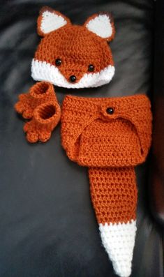 Bebé recién nacido o niño Woodland Fox Traje-apoyo de la foto Newborn Fox Outfit, Crochet Woodland, Pola Topi, Crochet Photo Props, Baby Kostüm, Hat Photo, Fox Hat, Fox Baby, Woodland Fox