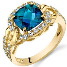 Peora.com - Created Alexandrite Cushion Halo Ring in 14K Yellow Gold (2.50 carat), $259.99 (http://www.peora.com/created-alexandrite-cushion-halo-ring-in-14k-yellow-gold-2-50-carat) Cushion Halo Ring, Morganite Jewelry, Alexandrite Gemstone, Cushion Halo, Alexandrite Ring, Ringe Gold, Gothic Wedding, Halo Engagement Rings, Sapphire Engagement