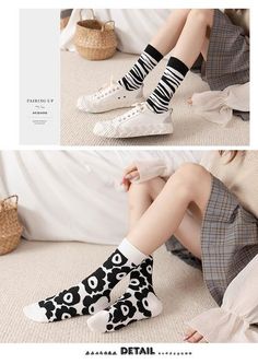 Black-White Cotton Socks – Ibentoy Casual Striped Summer Socks, Casual Striped Socks For Spring, Comfortable Casual Socks For Spring, Comfortable Casual Spring Socks, Casual Striped Cotton Socks, Casual Black Summer Socks, Trendy Cotton Socks For Spring, Trendy Comfortable White Socks, Comfortable Casual Socks