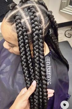 Kids Box Braids, Braided Ponytail Hairstyles, Hair Done