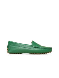 Our signature penny driver in all-new, wear-with-everything hues. And—in lightweight, molds-to-your-foot leather straight from Italy. Spring Green Leather Loafers, Green Leather Loafers For Spring, Casual Driving Loafers With Stitched Sole, Luxury Spring Loafers With Stitched Sole, Classic Green Loafers For Work, Green Classic Loafers For Work, Casual Green Loafers With Stitched Sole, Driving Loafers With Rubber Sole, Green Loafers For Business In Spring