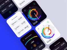 the app is designed to look like it has different gauges