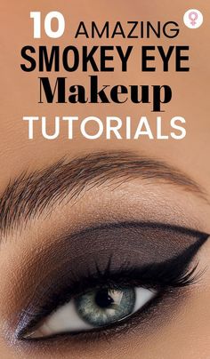 Smokey Eye Makeup Video, Eyeshadow Smokey Eye, Dark Smokey Eye Makeup, Smokey Eyes Tutorial, Smokey Eye Makeup Steps, Black Smokey Eye Makeup, Eye Makeup Tutorials