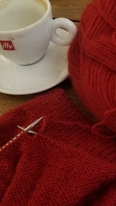 knitting Red Yarn Aesthetic, Cozy Knitting Aesthetic, Knitting Hacks, Wish Board, Cozy Day, Hobbies To Try, Knitting Aesthetic, Red Yarn, Winter Theme