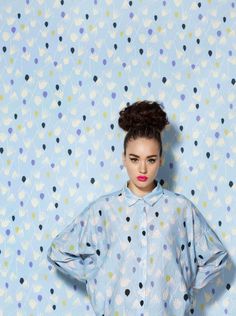 Little Handstand Shirt. Rhys Lee X Gorman. Pretty Pastel, Art Fashion, Fashion Magazine, Color Patterns, Pattern Design, Print Patterns