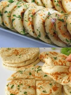 there are several different types of flat breads