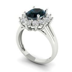 Style: Three-Stone / Solitaire with Accents Stone: Natural Swiss Blue Topaz Main Stone Shape: Round Cut Main Stone Carat Weight: 1.0 Side Stone 1 Shape: Baguette Cut Side Stone 1 Carat Weight: 0.25 Side Stone 1 Size: 5x3x2mm Side Stone 1 Quantity: 2.0 Side Stone 2 Shape: Round Cut Side Stone 2 Carat Weight: 0.03 Side Stone 2 Size: 2.0mm Side Stone 2 Quantity: 12.0 Side Stone 3 Shape: Round Cut Side Stone 3 Carat Weight: 0.015 Side Stone 3 Size: 1.5mm Side Stone 3 Quantity: 12.0 Side Stone 4 Shap Yellow Gold Solitaire Ring, Cubic Zirconia Engagement Rings, Wedding Ring Sizes, Gold Solitaire Ring, Engagement Ring Sizes, Gold Engraving, Gold Halo, Sky Blue Topaz, Swiss Blue Topaz