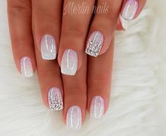 tell me when I can get them. Brilliant Nails, Delicate Nails, Pedicure Design, Nails Bright, Bridal Nail Art, January Nails, Pedicure Designs, Nails Christmas, Nail Art Wedding