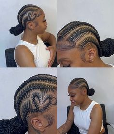 Stitch Braids Cornrows With Heart, Scalp Braids With Heart, Stitch Braids With Heart Design, Heart Braids, Braids Inspiration, Sleek Braided Ponytail, Scalp Braids, Heart Braid