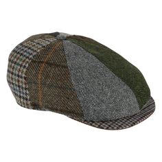 "Our Donegal Tweed Patch Newsboy Cap has the history and tradition of Donegal Tweed woven into each piece of fabric. It's soft to the touch and has small specks of colour called \"flaws\" which aren't noticeable from a distance, but up close give the tweed a multi colour affect. Thus, no two pieces of tweed are the same. The Stunning Landscape of Donegal provides inspiration for the colour and texture, while originality is achieved through the blending of wool into unique yarns which are used to Tweed Cap With Herringbone Pattern, Brown Tweed Cap, Vintage Multicolor Hats For Fall, Multicolor Wool Hat For Fall, Multicolor Flat Cap For Fall, Multicolor Flat Cap For Outdoor, Multicolor Wool Hats, Tweed Hat, Donegal Tweed