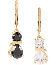 Shop for Betsey Johnson Cat Drop Earrings at Dillard's. Visit Dillard's to find clothing, accessories, shoes, cosmetics & more. The Style of Your Life. Formal Crystal Earrings With Lever Back, Formal Crystal Earrings With Lever Back Ear Wires, Elegant Adjustable Lever Back Jewelry, Dangle Clip-on Earrings With Lever Back Ear Wires, Casual Jewelry, Fashion Event, Dillard's, Betsey Johnson, Clothing Accessories