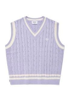 KOODING carries the latest Covernat vests. KOODING is the global leading shopping website in providing authentic Korean fashion, beauty and lifestyle items, including clothing, cosmetics, shoes, accessories, and bags in affordable, fast, easy, and safe way. Cotton Sweater Vest For Spring Streetwear, Casual Sweater Vest For Spring Streetwear, Lavender Aesthetic Outfit, Character Fashion, Lavender Sweater, Purple Vests, Vests For Women, White Collared Shirt, Aesthetic Moodboard