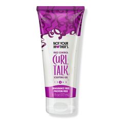 Find NOT YOUR MOTHER'S Curl Talk Fragrance & Protein Free Sculpting Gel on Editorialist. Curl Talk Fragrance & Protein Free Sculpting Gel - FRAG-FREE CURL TALK SCULPTING GEL 6.0OZFeaturesFragrance FreeProtein FreePerfect for curly girls with sensitivitiesGreat for curly girls who love to layer products to mix & match fragrance/proteinMaximizes definitionFlexible-firm hold Controls frizz Flake-freeSafe for color-treated hairFor all curl typesFormulated WithoutSiliconesGlutenFragranceAlcoholProtein - Curl Talk Fragrance & Protein Free Sculpting Gel Curls Hair Products, Curl Talk, Gel Curly Hair, Natural Hair Care Routine, Christmas Lists, Waterproof Liquid Eyeliner, Birthday Wishes For Myself, Makeup Bag Organization, Foundation Shades