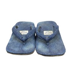 Rare Orslow Denim Setta Thong Flip Flop Japanese Sandals Made In Japan. Shoe Length Measures Around 10"/26 Cm Which Is About Us Men's 8 Women's 10 This Item Is In Preowned Condition, Please Review The Photos For More Info Japanese Sandals, Japan Color, Men's Sandals, Us Man, Mens Sandals, Flip Flop, Flip Flop Sandals, Made In Japan, Flip Flops