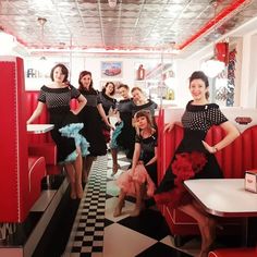 Such a lovely pic of @diamond_girls_uk in our Darlene swing dress and petticoats! #swingdance #dollyanddotty #vintage #retro 50s Fashion Dresses, Polka Dot Fabric, Full Circle Skirts