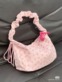 Pink Handbag, Diy Bag Designs, Diy Bags Patterns, Girly Bags, Diy Tote Bag, Women Shoulder Bag, Pink Handbags