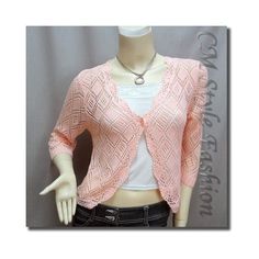 Product Condition : 100% Brand New Color :  Orange Product Features : * A cute cardigan top with beautiful eyelet patterns and scalloped edge. Full front open with a button closure. A versatile draping item in all seasons. As the mannequin is of size around XS, the cardigan will appear to be shorter in actual body than shown in photos. * Polyester blend material is soft and comfy. * Measurements    Cross Shoulder (lying flat) : approx. 16" (one side)   Armpit to Armpit (lying flat) : approx. 17" Edge Crochet, Cute Cardigans, Scallop Edge, Knit Cardigan Sweater, Cardigan Top, Knit Sweater Cardigan, Scalloped Edge, Cardigans For Women, Front Open