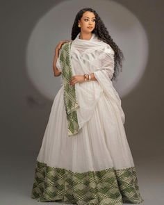 Exquisite Pattern Habesha Dress Habesha Wedding, Ethiopian Fashion, Ethiopian Wedding, Habesha Dress, Ethiopian Dress, Habesha Kemis, Delicate Embroidery, Art Africain, British Indian