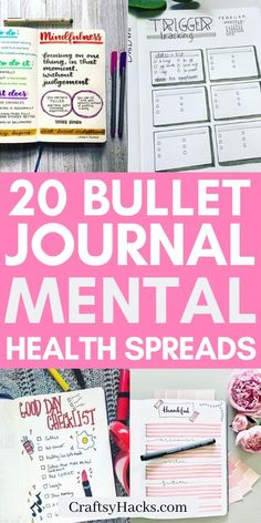 Take care of your health with these bullet journal mental health spreads. They will help you to track your moods better and understand it all! Life Mapping, Journal For Mental Health, Emotional Abandonment, Bullet Journal Mental Health, Building Habits, Journal Mental Health, How To Journal, Printable Habit Tracker, Bullet Journal Work