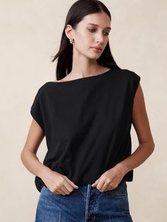 Aveline Cotton Top | Banana Republic Bubble Hem, Top Banana, Cotton Top, The Gap, Petite Size, Cotton Tops, Banana Republic, Sleeveless Top, Gap