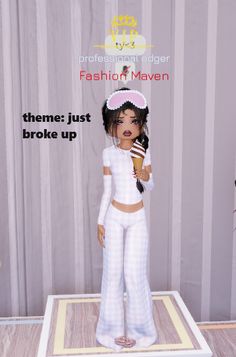 theme: just broke up place: 1st! Dress To Impress Just Broke Theme, Dress To Impress Just Broke, Dress To Impress Just Break Up, Just Broken Up With Dress To Impress, Dress To Impress I Just Came From, Roblox Ideas, Dti Ideas, Up Theme