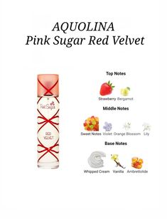 Pink Sugar Red Velvet Perfume, Strawberry Cream Perfume, Pink Sugar Perfume, Diy Perfume Oil, Strawberry Perfume, Cheap Perfume